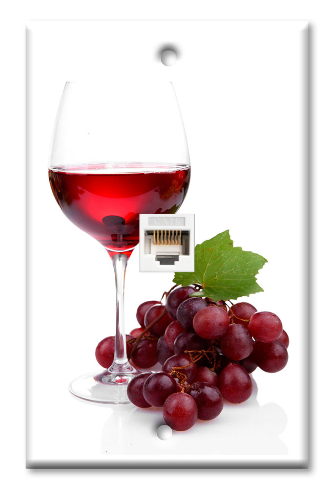 Red Wine on White Background - #3123
