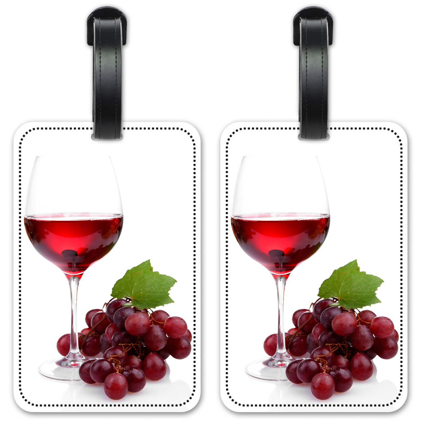 Red Wine on White Background - #3123