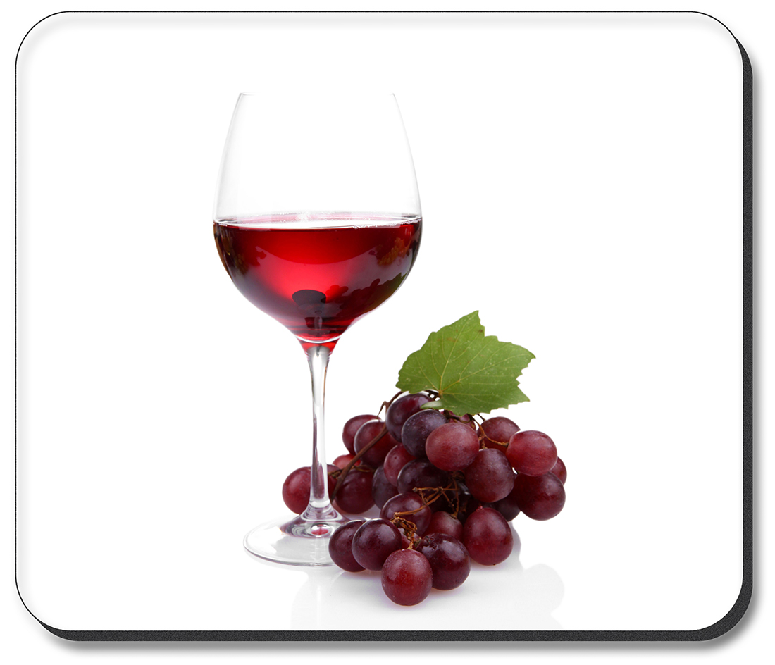 Red Wine on White Background - #3123