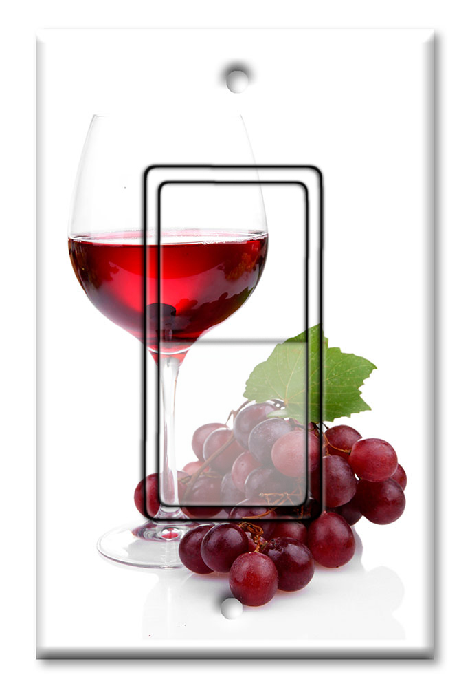 Red Wine on White Background - #3123