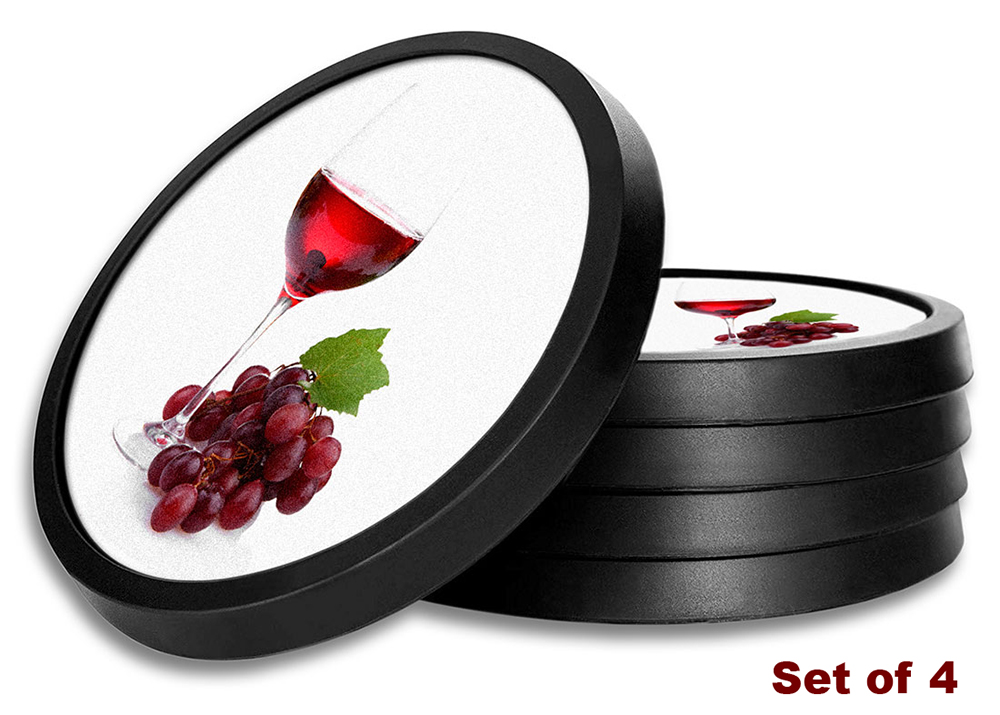 Red Wine on White Background - #3123