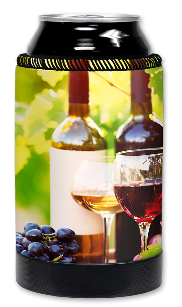 Red and White Wine & Grape Leaves - #3125