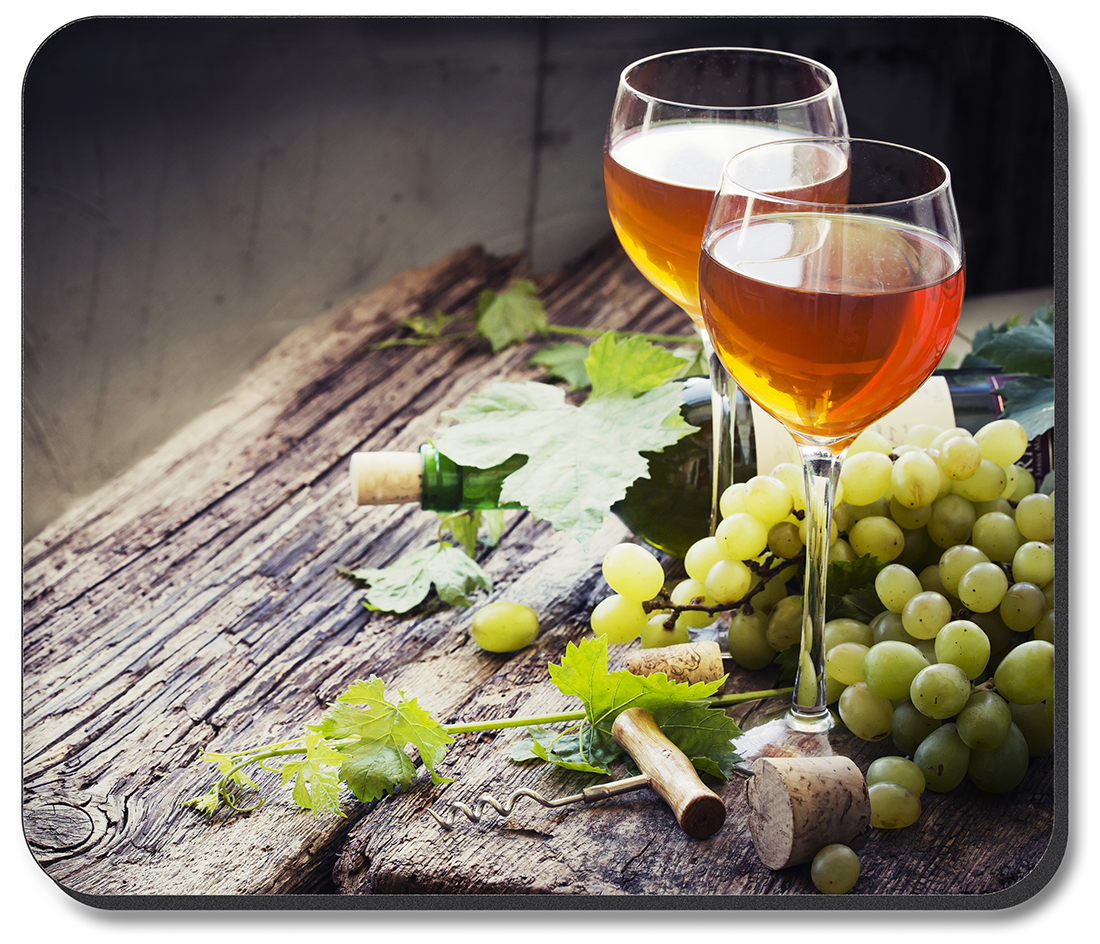 White Wine Grapes and Corks - #3127