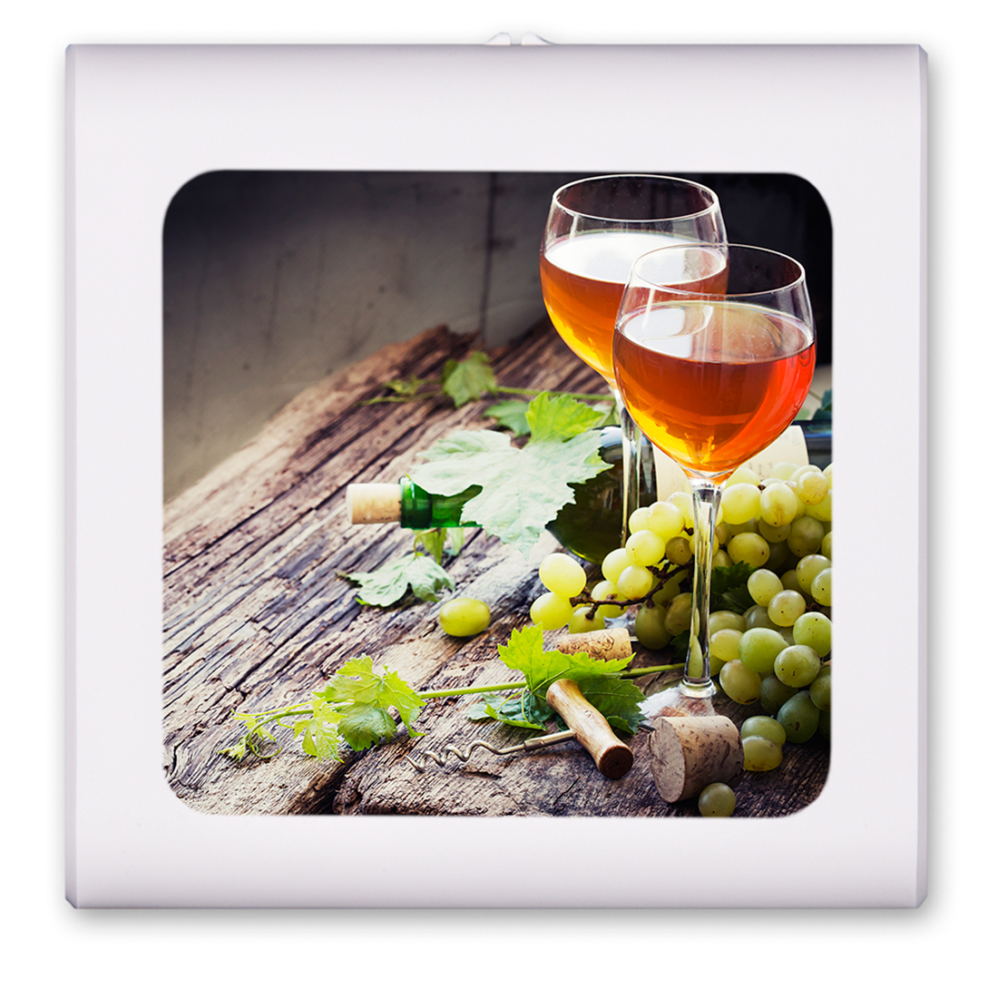 White Wine Grapes and Corks - #3127