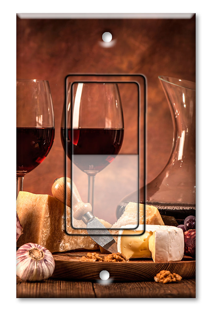 Red Wine, Meat and Cheese - #3131