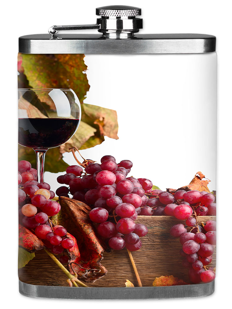 Red Wine & Grapes - #3136