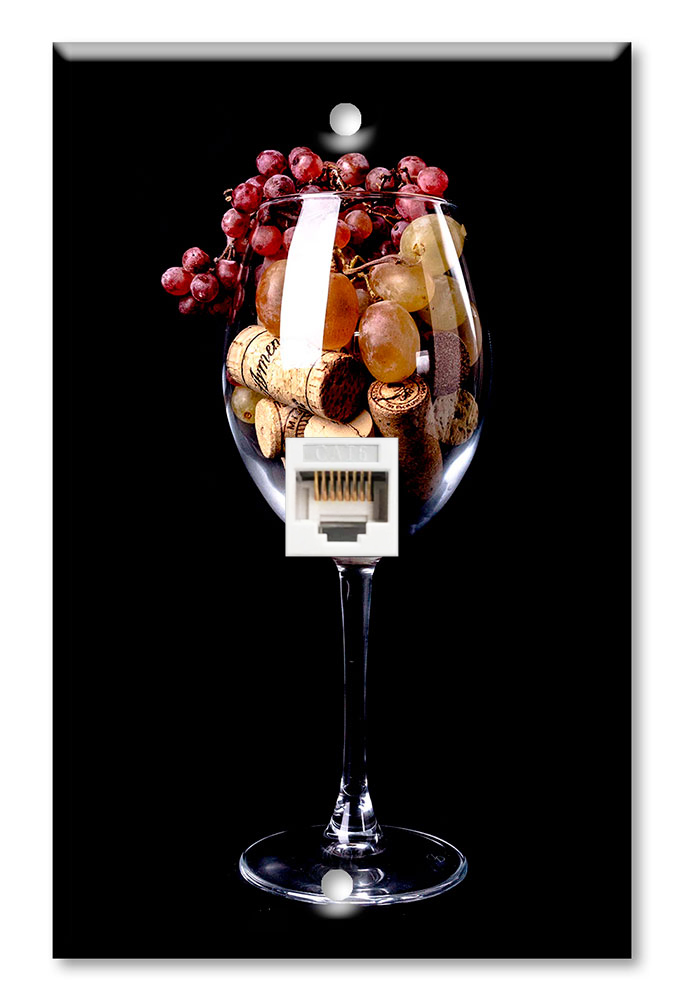 Corks in a Wine Glass - #3138