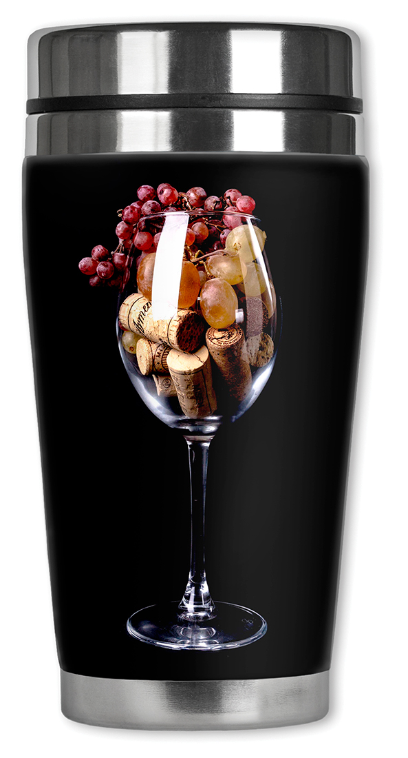 Corks in a Wine Glass - #3138