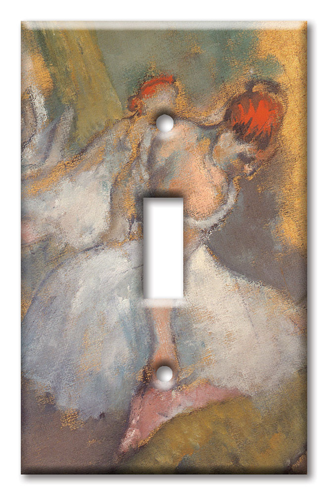 Art Plates - Decorative OVERSIZED Wall Plates & Outlet Covers - Degas: Ballet Dancers