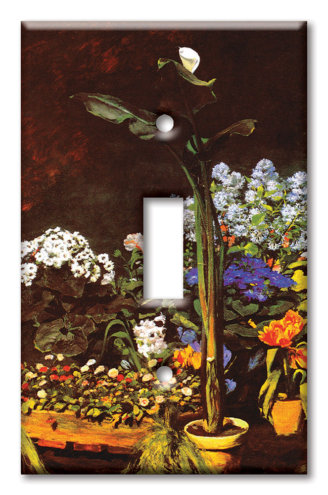 Art Plates - Decorative OVERSIZED Switch Plate - Outlet Cover - Renoir: Garden