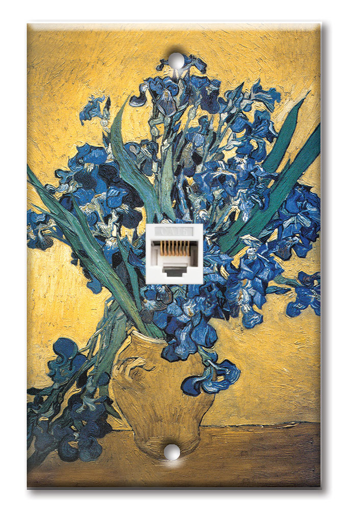 Van Gogh: Vase of Irises - #335