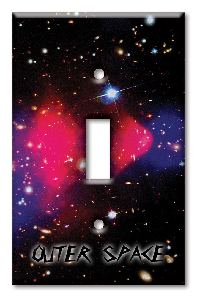 Art Plates - Decorative OVERSIZED Switch Plates & Outlet Covers - Outer Space II