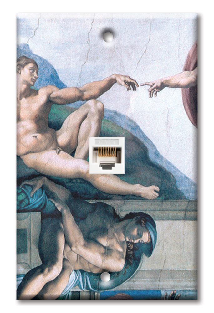 Michelangelo: Creation of Man - #3A