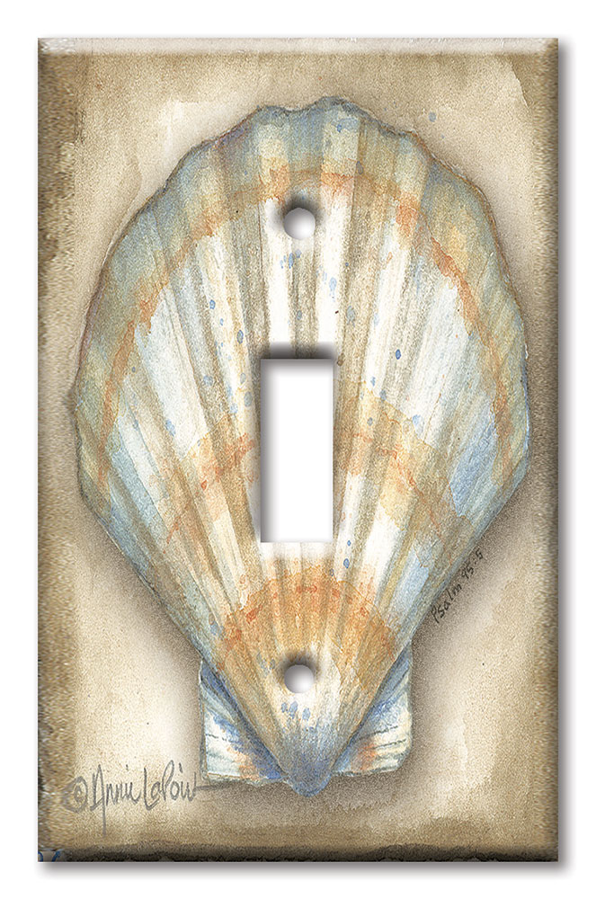 Art Plates - Decorative OVERSIZED Wall Plates & Outlet Covers - Clam Shell