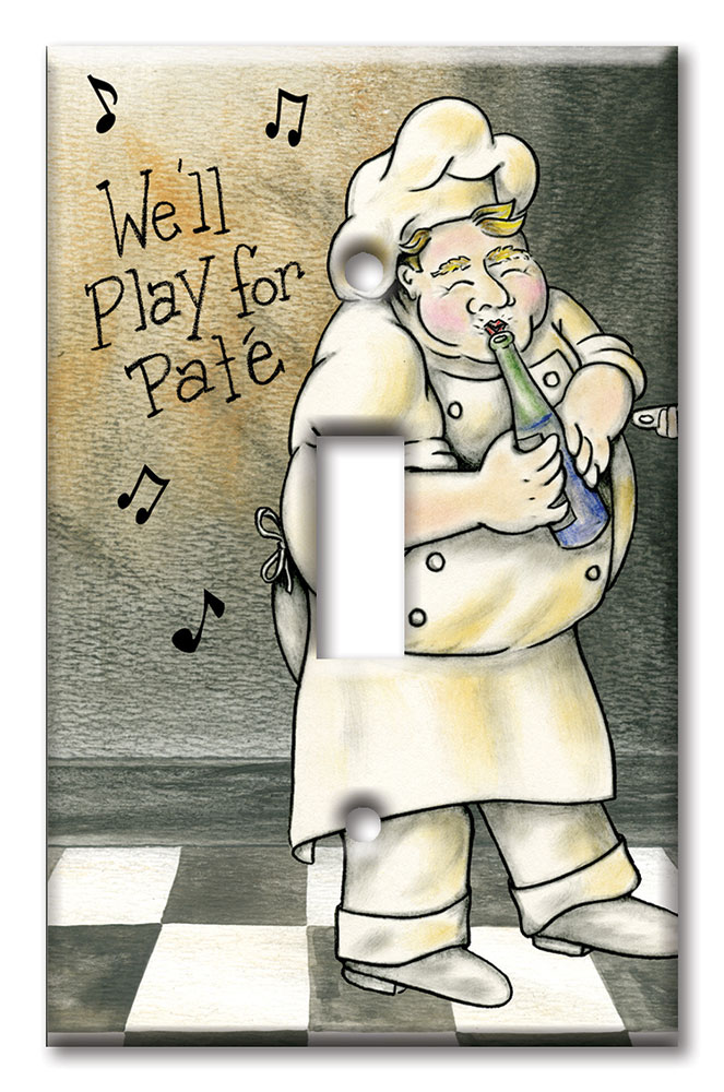 Art Plates - Decorative OVERSIZED Switch Plates & Outlet Covers - Play for Pat'e