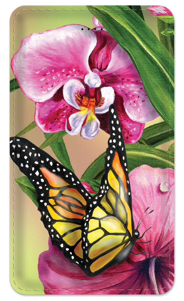 Monarch and Flowers - #454
