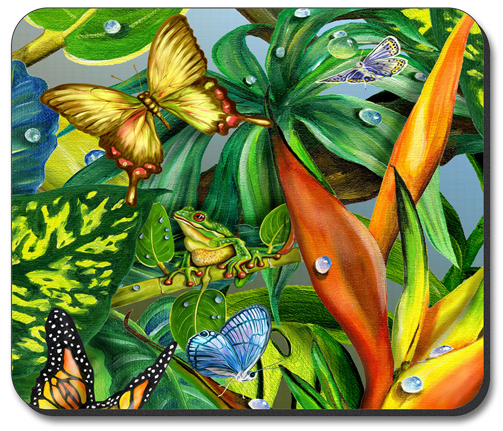 Frog and Butterflies - #455