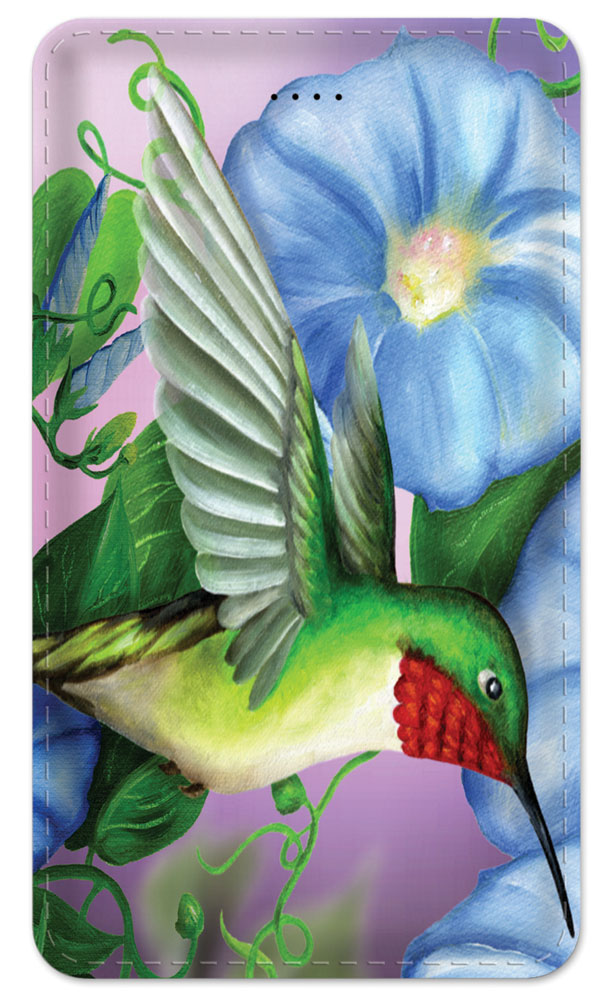 Hummingbird and Flowers - #464