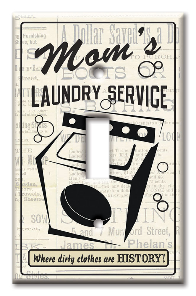 Art Plates - Decorative OVERSIZED Switch Plates & Outlet Covers - Mom's Laundry Service