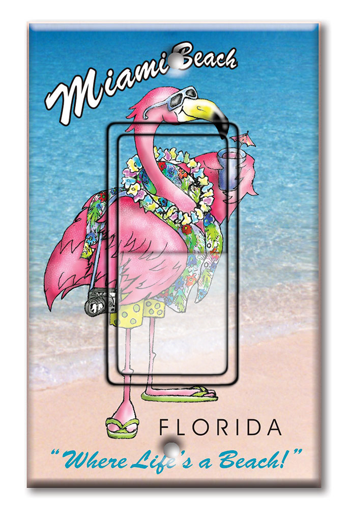 Miami Flamingo - His - #487