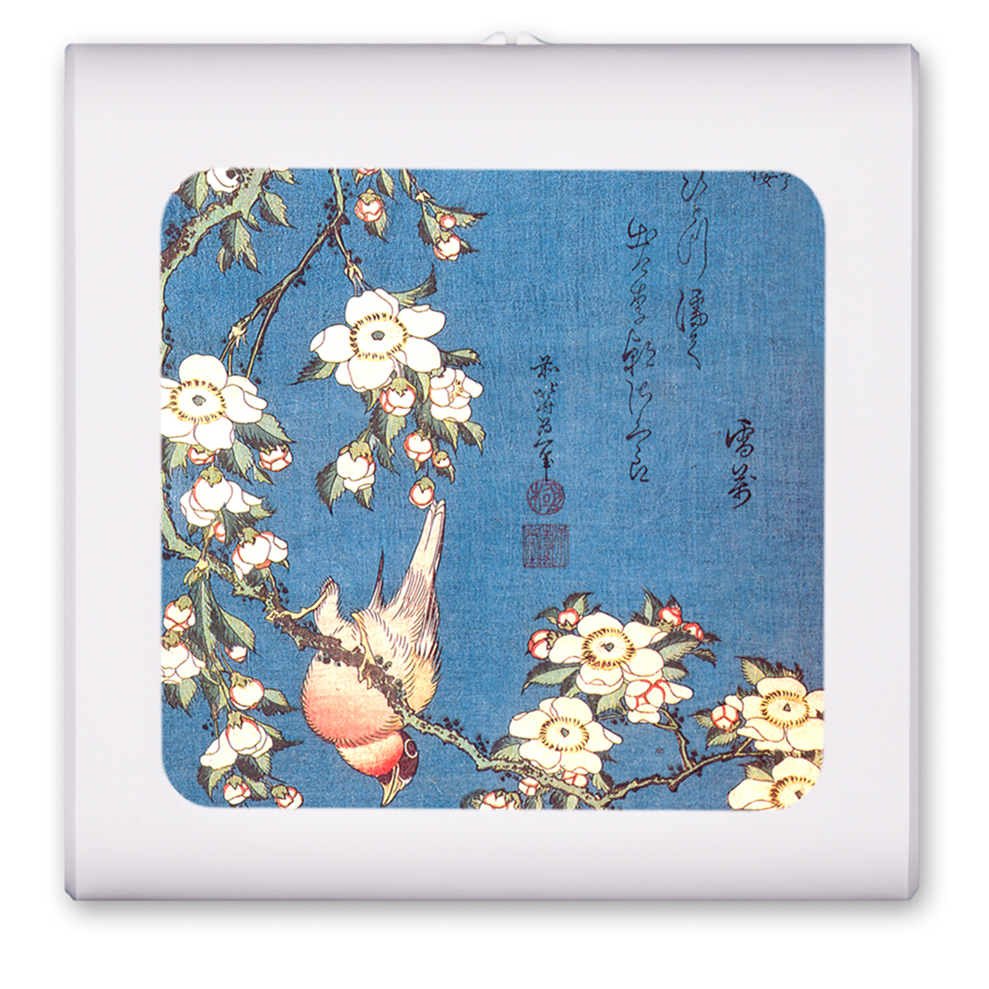 Hokusai: Weeping Cherry and Bullfinch - #491