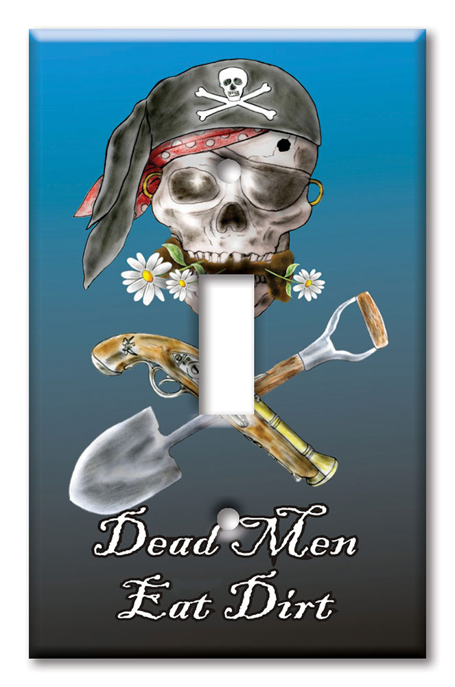 Art Plates - Decorative OVERSIZED Wall Plates & Outlet Covers - Dead Men