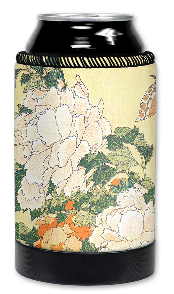 Hokusai: Peonies & Butterfly - #554