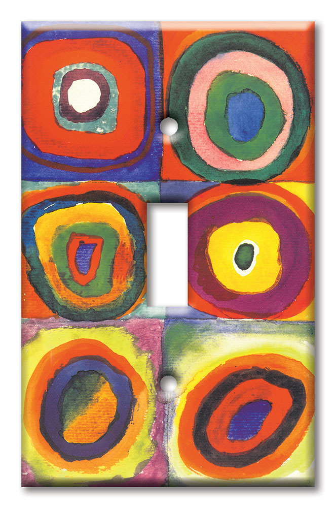 Kandinsky: Farbstudie Quadrate - #578