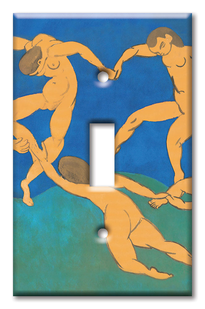 Art Plates - Decorative OVERSIZED Switch Plates & Outlet Covers - Matisse: The Dance