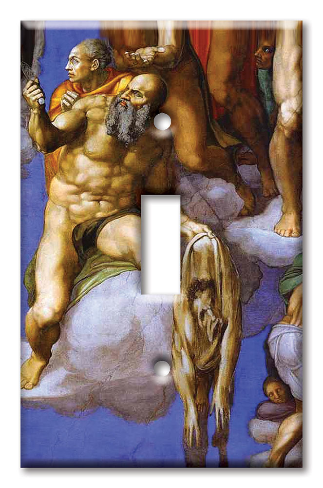 Art Plates - Decorative OVERSIZED Switch Plates & Outlet Covers - Michelangelo: Last Judgement
