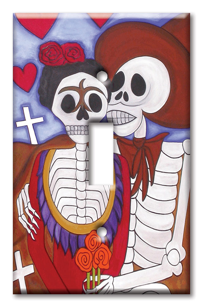 Art Plates - Decorative OVERSIZED Wall Plate - Outlet Cover - El Gran Amor