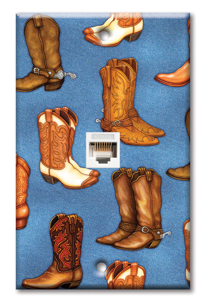 Cowboy Boots (Denim) - Image by Dan Morris - #612