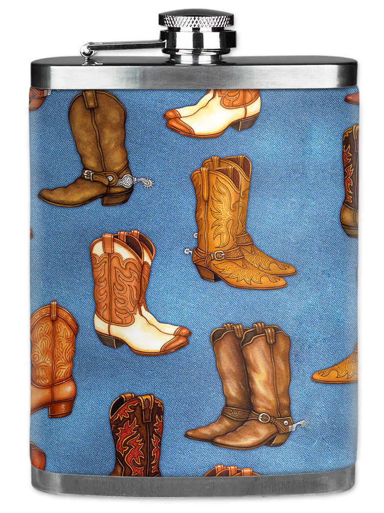 Cowboy Boots (Denim) - Image by Dan Morris - #612