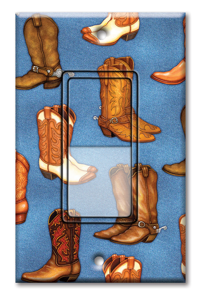 Cowboy Boots (Denim) - Image by Dan Morris - #612