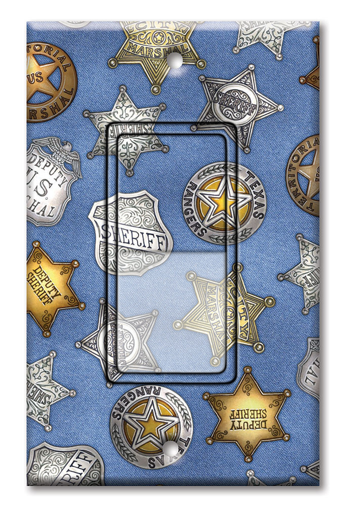 Sheriff Badges (Denim) - Image by Dan Morris - #619