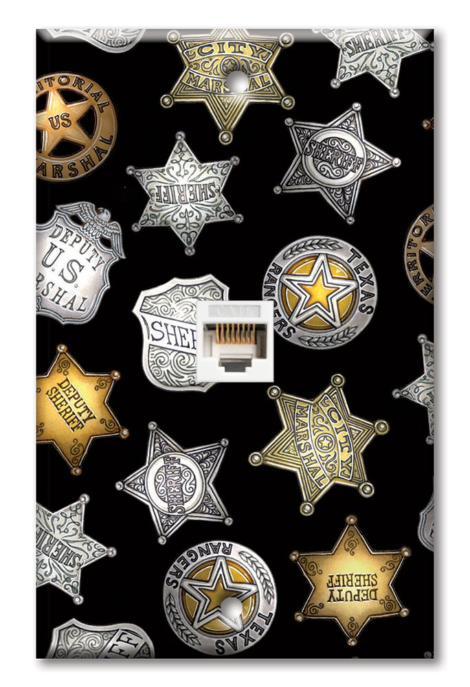 Sheriff Badges (Black) - Image by Dan Morris - #620