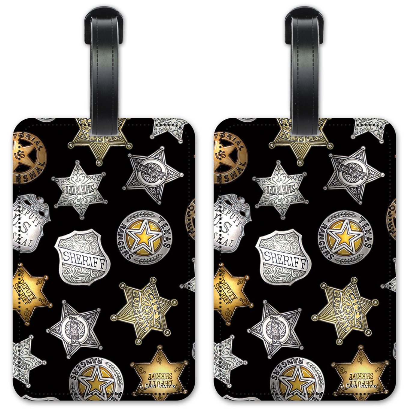 Sheriff Badges (Black) - Image by Dan Morris - #620