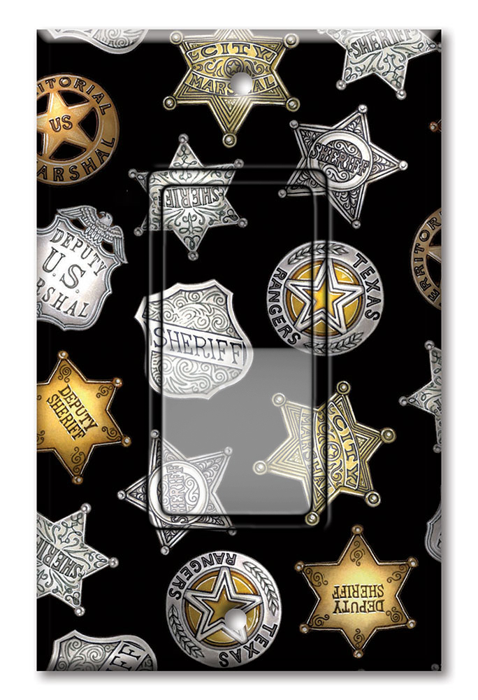 Sheriff Badges (Black) - Image by Dan Morris - #620