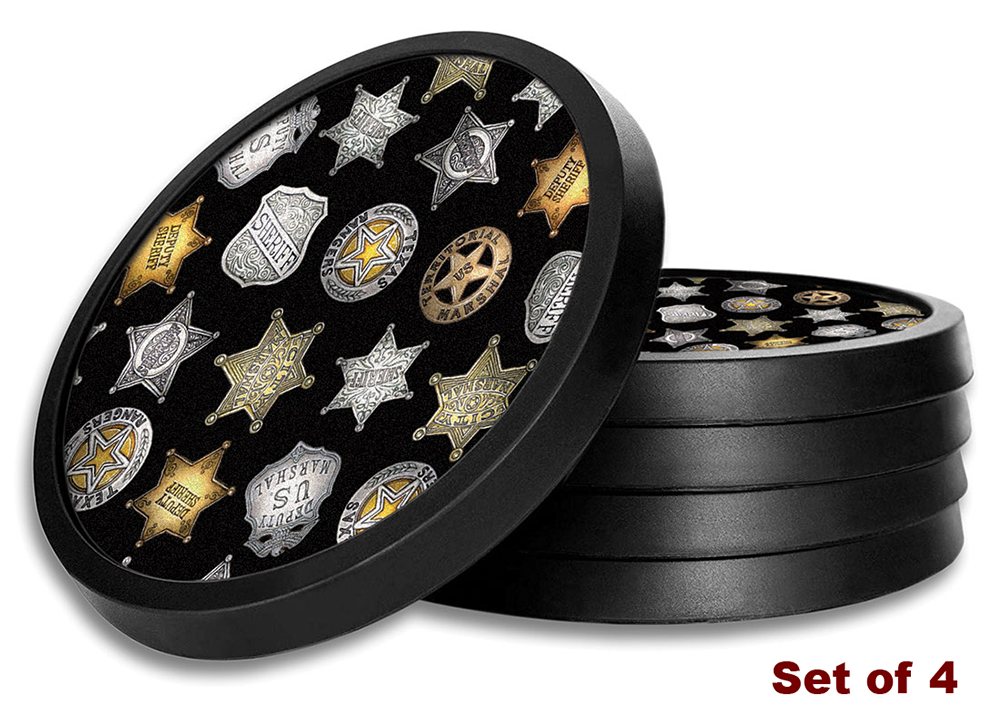 Sheriff Badges (Black) - Image by Dan Morris - #620