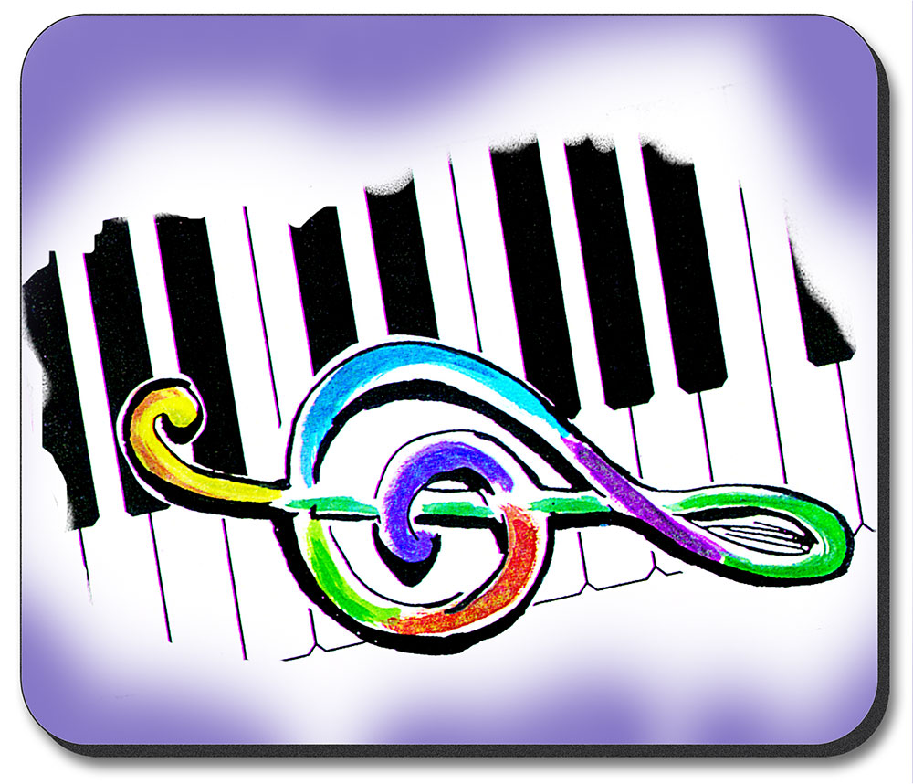 Keyboard and Clef - #64