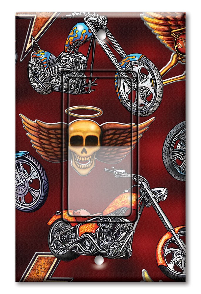 Choppers and Skulls - Image by Dan Morris - #643