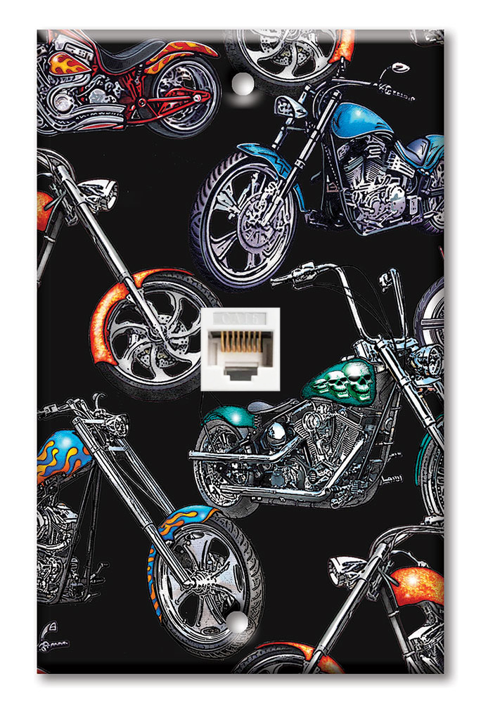 Choppers and Skulls - Black - Image by Dan Morris - #644