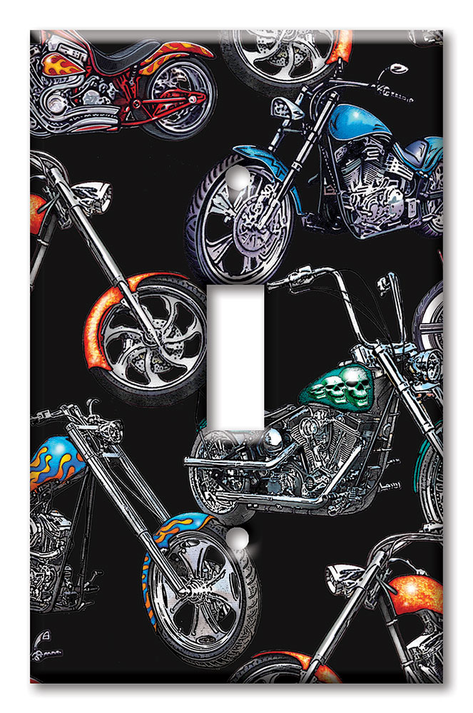 Choppers and Skulls - Black - Image by Dan Morris - #644