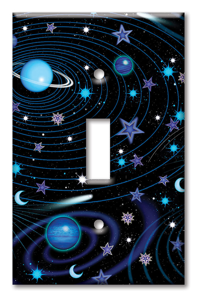 Art Plates - Decorative OVERSIZED Switch Plates & Outlet Covers - Night Sky - Image by Dan Morris