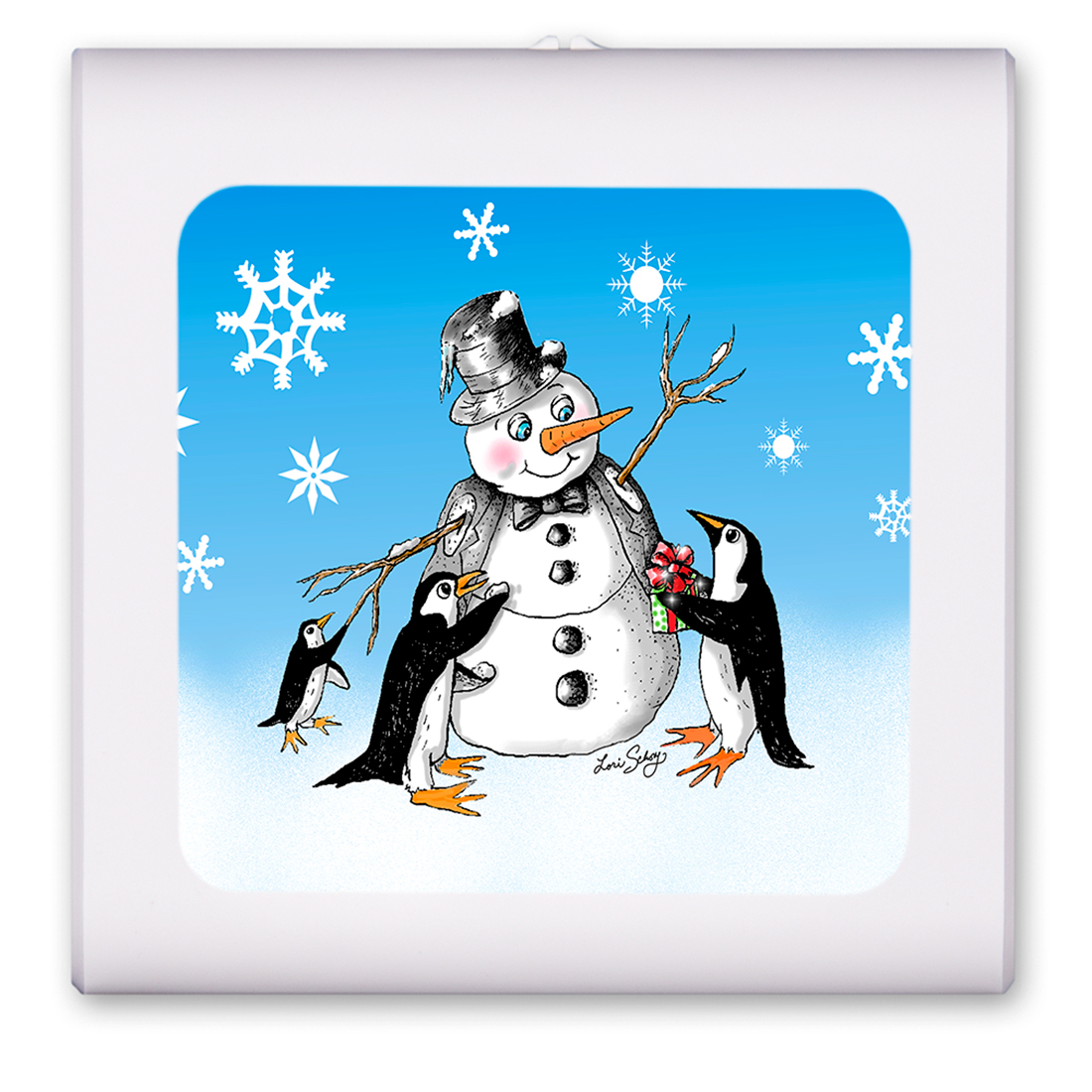 Penguin's and Snowman - #733