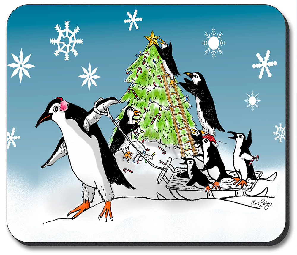 Penguin Christmas Tree - #734