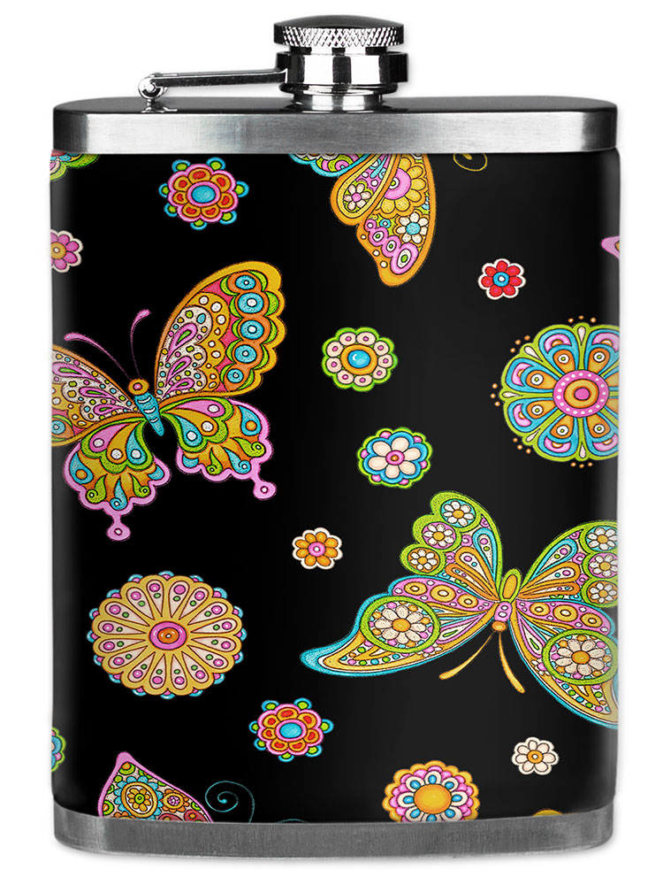 Paisley Butterflies (black) - Image by Dan Morris - #7603