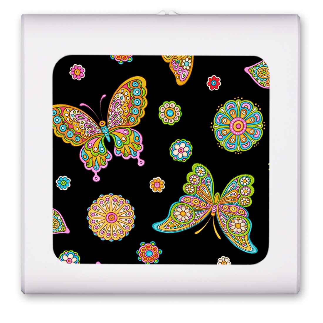 Paisley Butterflies (black) - Image by Dan Morris - #7603