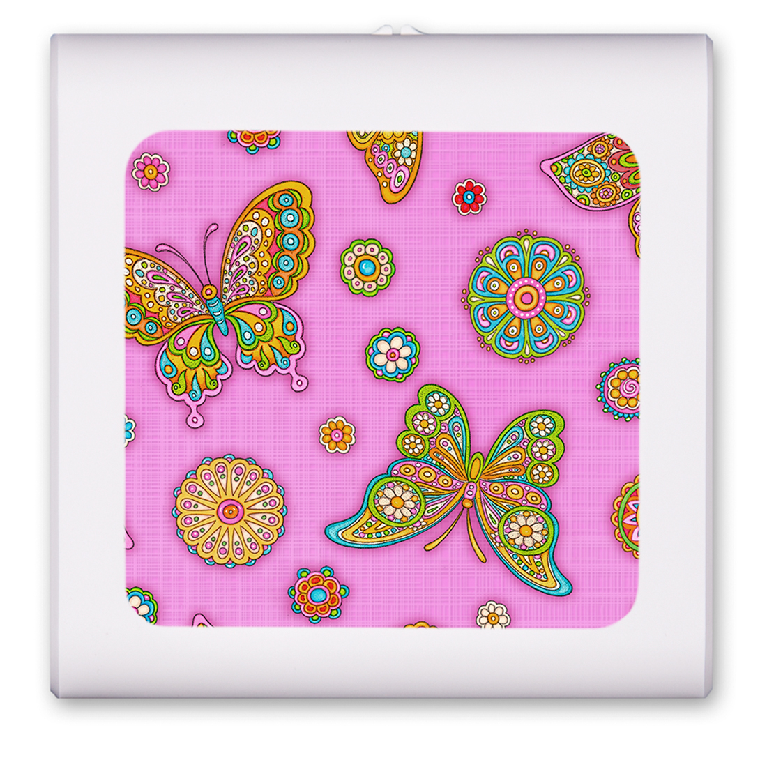Paisley Butterflies (pink) - Image by Dan Morris - #7604