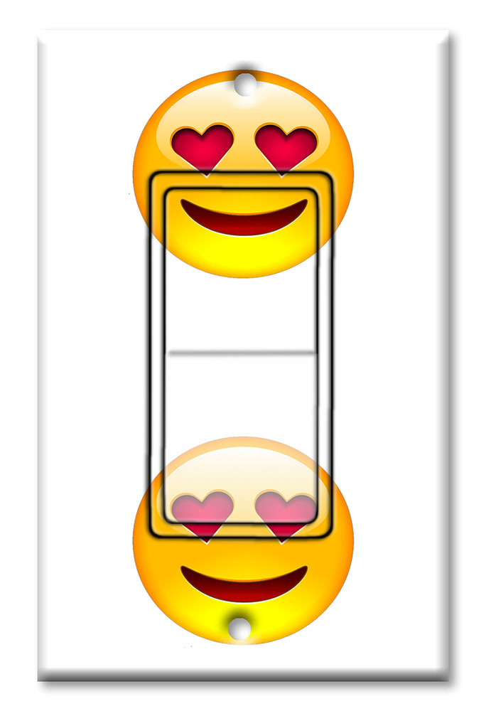 Heart Eyes Emoji - #8128